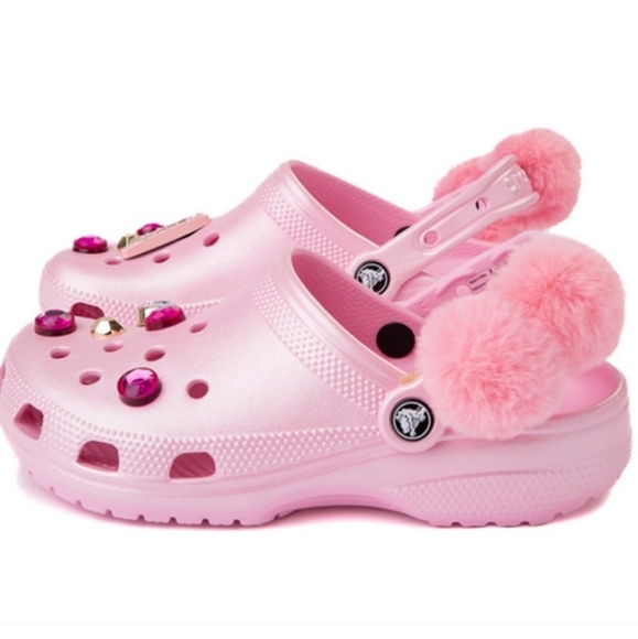 Crocs Classic Glitzy Clog - Flamingo in 2023 Crocs classic. Size 6 Women's. - Picture 4 of 7